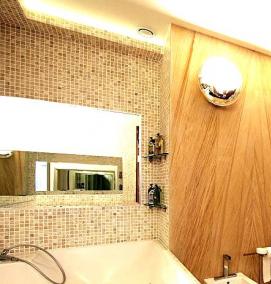 Отделка ванной комнаты мозаикой - вариант 4