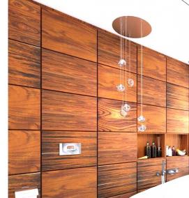 Отделка ванной листовыми панелями - модель 2