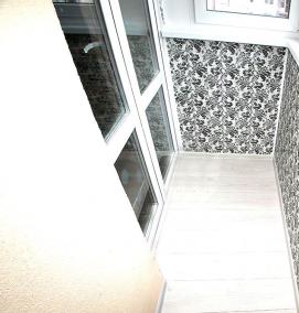 Отделка витражного балкона - тип 2