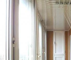 Отделка железного балкона - тип 4