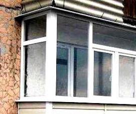 Отделка железного балкона - тип 3