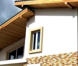 Отделочные работы фасада дома - тип 3