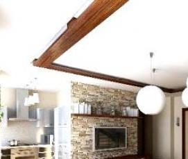 Отделочные работы коттеджей - вариант 4