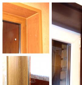 Откосы пвх на деревянные окна - модель 2