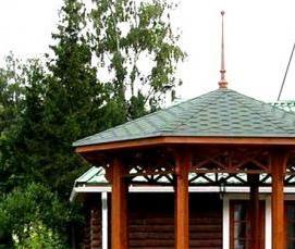 Открытая беседка из металла - модель 1