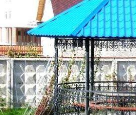 Открытая беседка из металла - модель 3