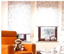 Открытые рулонные шторы - тип 1