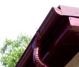 Отлив из оцинкованной стали - вариант 1