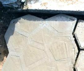 Отлив под плитку - вариант 3