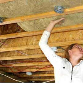 Отражающая теплоизоляция для потолка - модель 2