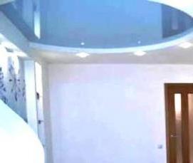 Овальный натяжной потолок - вариант 1