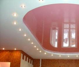 Овальный натяжной потолок - вариант 2