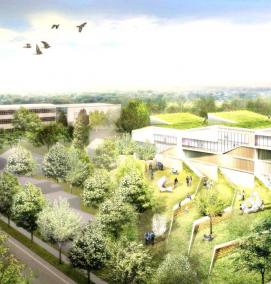 Озеленение библиотеки - вариант 4