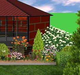 Озеленение детской - модель 3