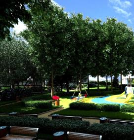 Озеленение улицы - модель 4