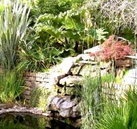 Озеленение загородного участка - вариант 2