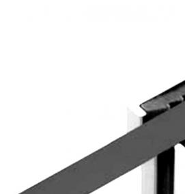 П образный профиль для стекла - модель 4