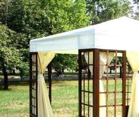Палатка беседка для дачи - модель 1