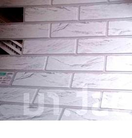 Панель пвх листовая белый кирпич - вариант 1