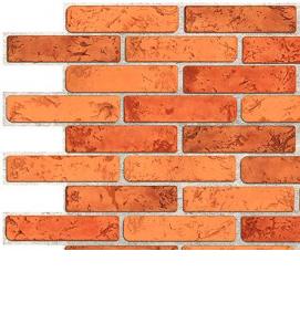 Панель пвх листовая белый кирпич - вариант 2