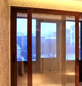 Панорамные раздвижные двери - модель 3