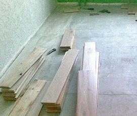 Паркетная доска на бетонный пол - тип 3