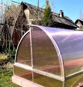 Парник хлебница из поликарбоната - тип 4