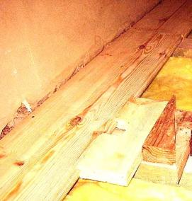 Пароизоляция для чернового пола в деревянном доме - тип 4