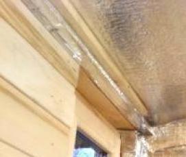 Пароизоляция для потолка в деревянном перекрытии - тип 3