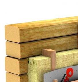 Пароизоляция для стен деревянного дома снаружи - тип 3