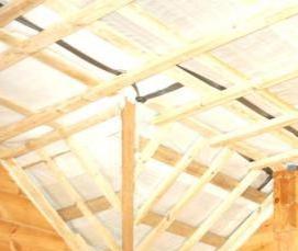 Пароизоляция кровли в деревянных домах - вариант 3