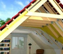 Пароизоляция между 1 и 2 этажом - вариант 1