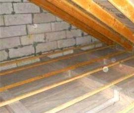 Пароизоляция межэтажного перекрытия - тип 4