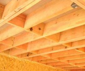 Пароизоляция межэтажного перекрытия в деревянном доме - вариант 2