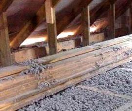 Пароизоляция перекрытия чердака - тип 2