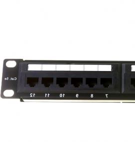 Патч панель 12 портов - тип 3