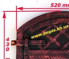 Печь-барбекю металлическая - тип 2
