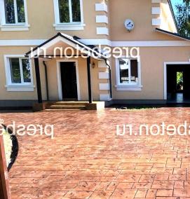 Печатный бетон - тип 4