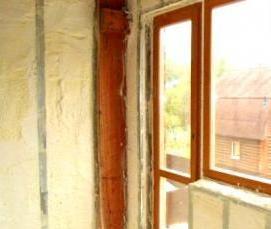 Пенный утеплитель для стен дома - модель 3