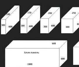 Пеноблок 30х40х60 - вариант 3