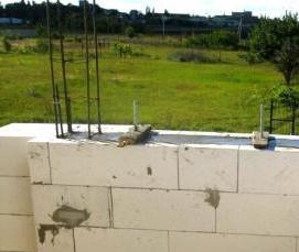 Пеноблок под армопояс - вариант 2