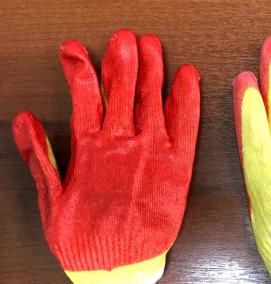 Перчатки рабочие с двойным латексным покрытием - вариант 3