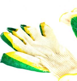 Перчатки рабочие с двойным латексным покрытием - вариант 2