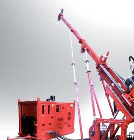 Переносная буровая установка для бурения скважин - модель 3