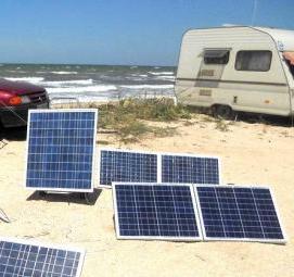 Переносная солнечная электростанция - модель 4