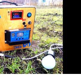 Переносная солнечная электростанция - модель 2