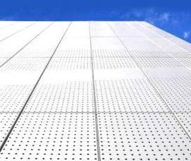 Перфорированные фасадные панели из металла - модель 1