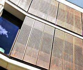 Перфорированные фасадные панели - тип 4