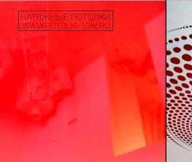 Перфорированный натяжной потолок с подсветкой - вариант 3