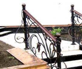 Перила балясины из металла - модель 2